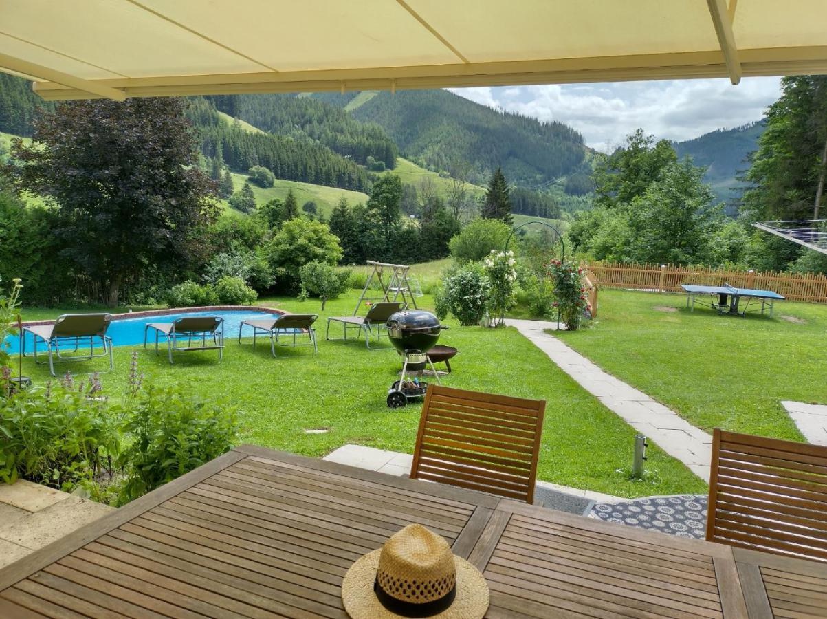 Pool, Pokale, Sauna, Billard, Kirche U. Viel Natur Vordernberg Eksteriør bilde